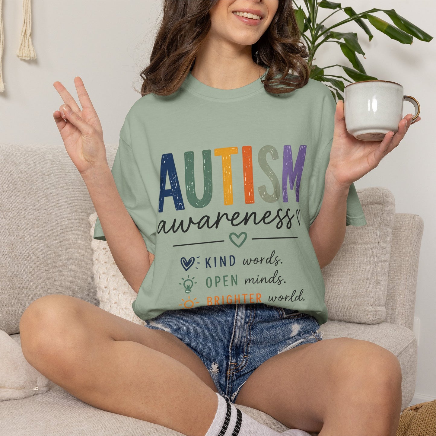 Autism Awareness Unisex Comfort Colors Tee