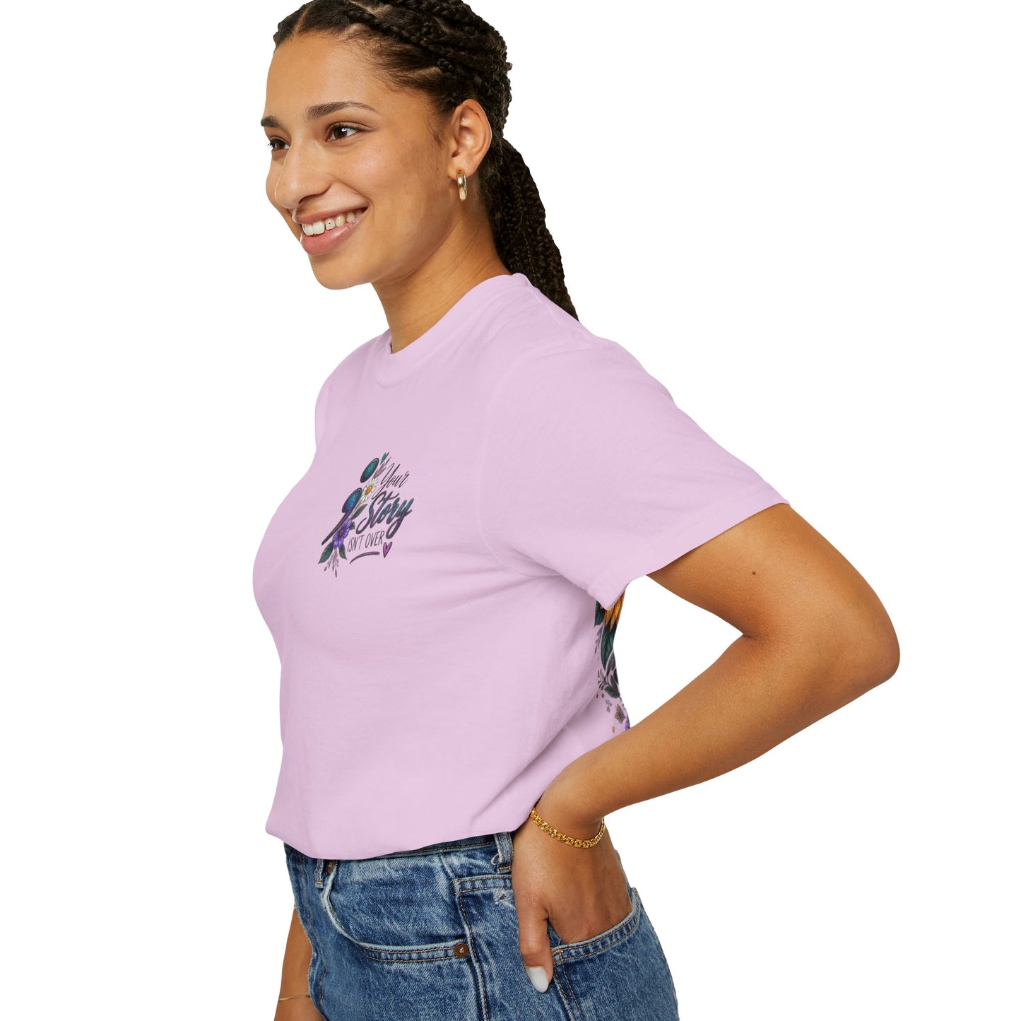 Your Story isn't over yet /Semicolon Mental Health Awareness Comfort Color Tee