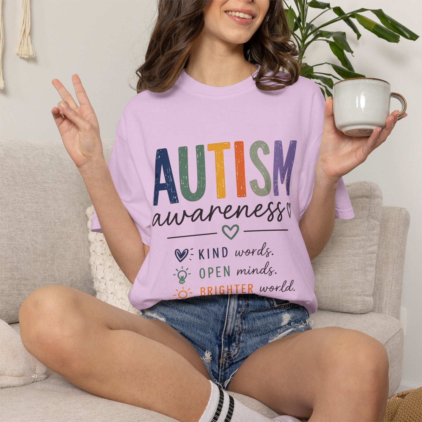Autism Awareness Unisex Comfort Colors Tee