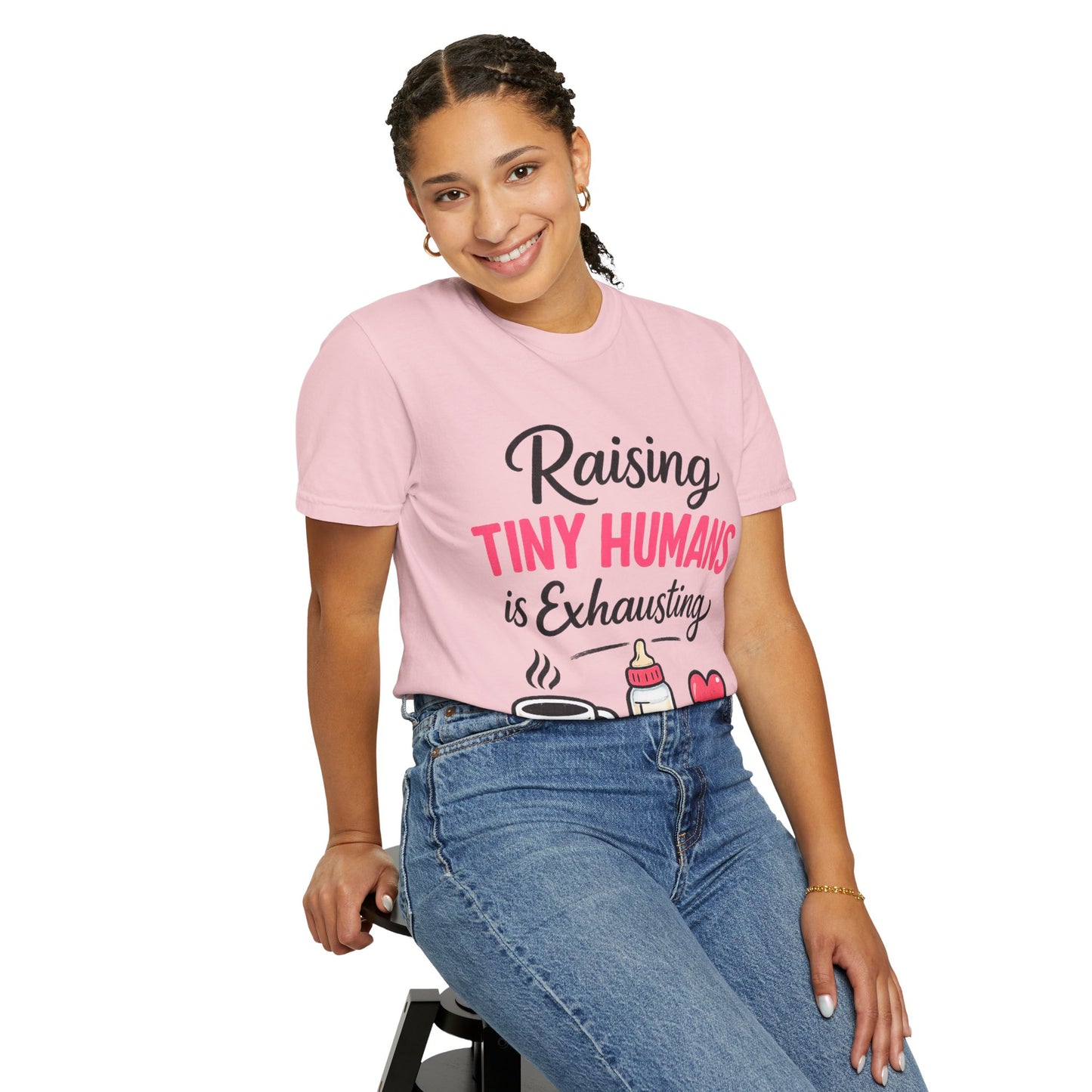 Raising Tiny Humans Comfort Colors Tee