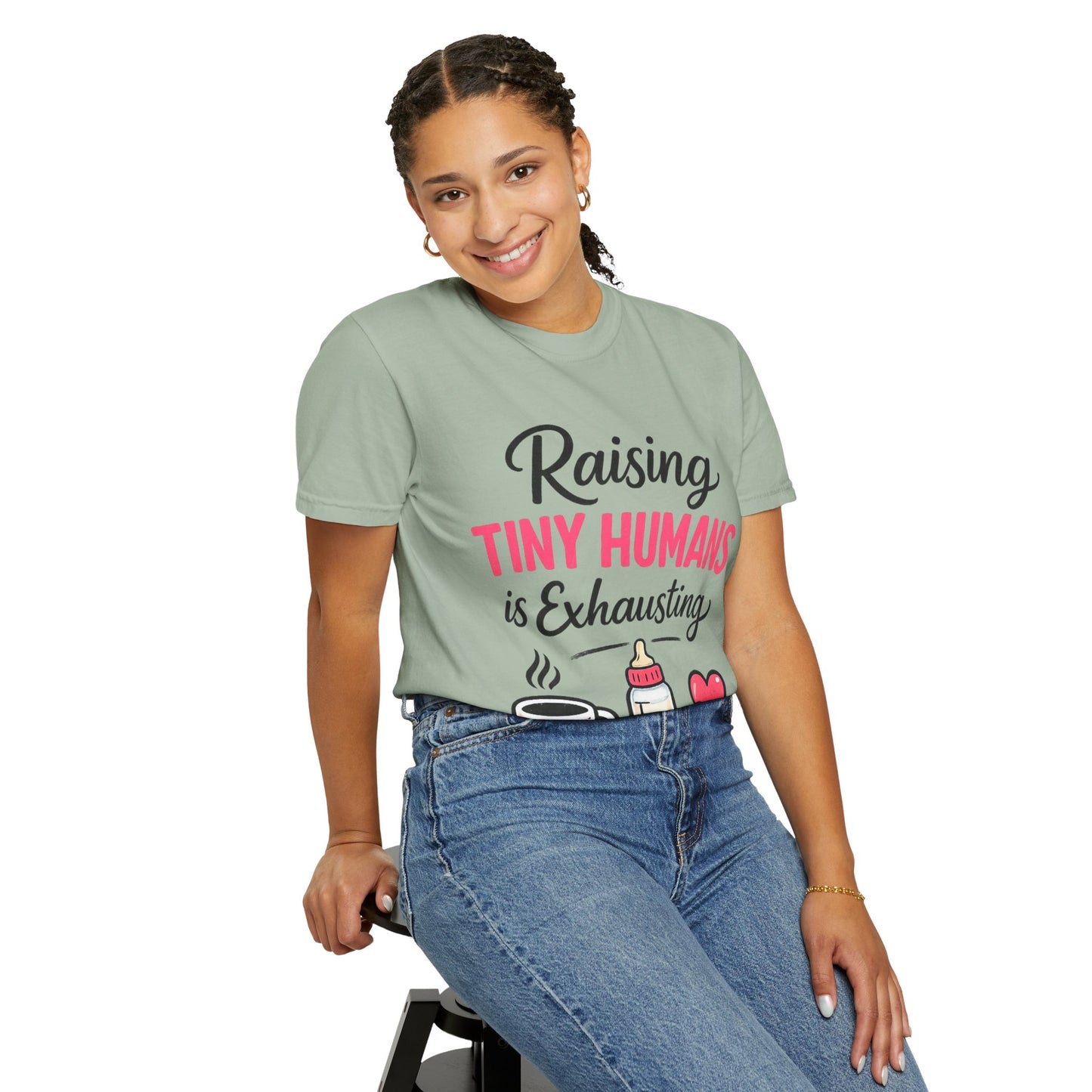 Raising Tiny Humans Comfort Colors Tee