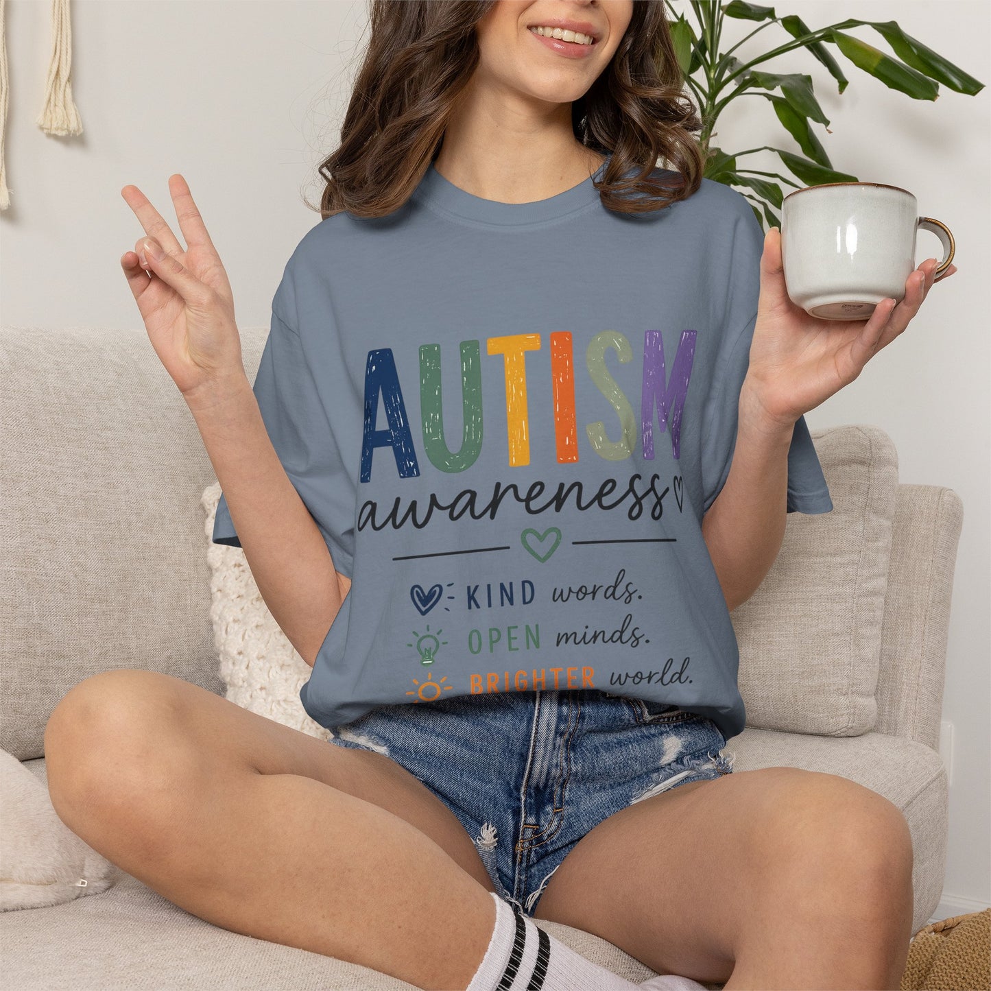 Autism Awareness Unisex Comfort Colors Tee