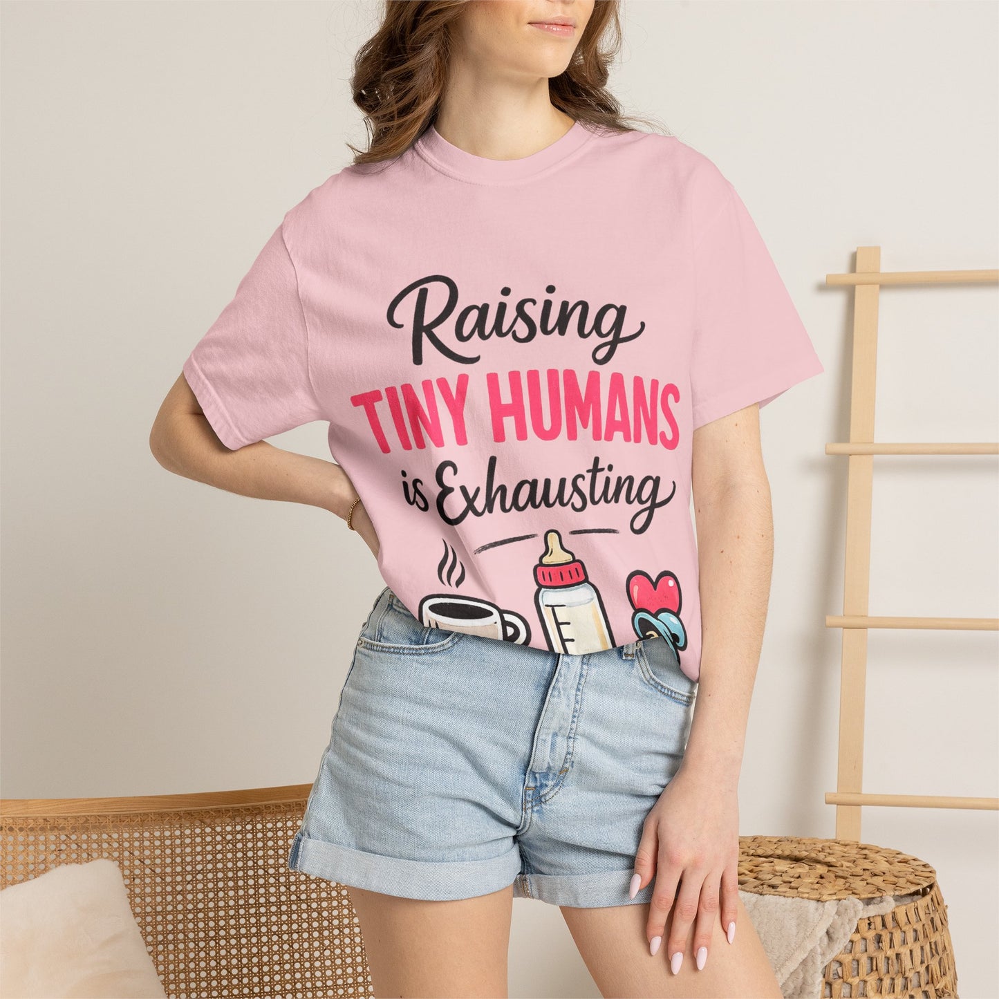 Raising Tiny Humans Comfort Colors Tee