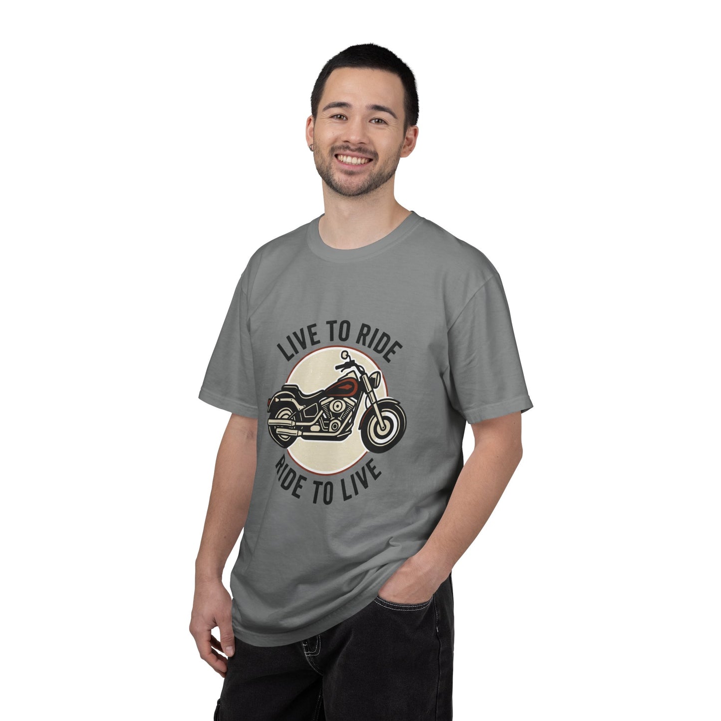 LIve To Ride, Ride to live  Unisex Garment-Dyed T-shirt