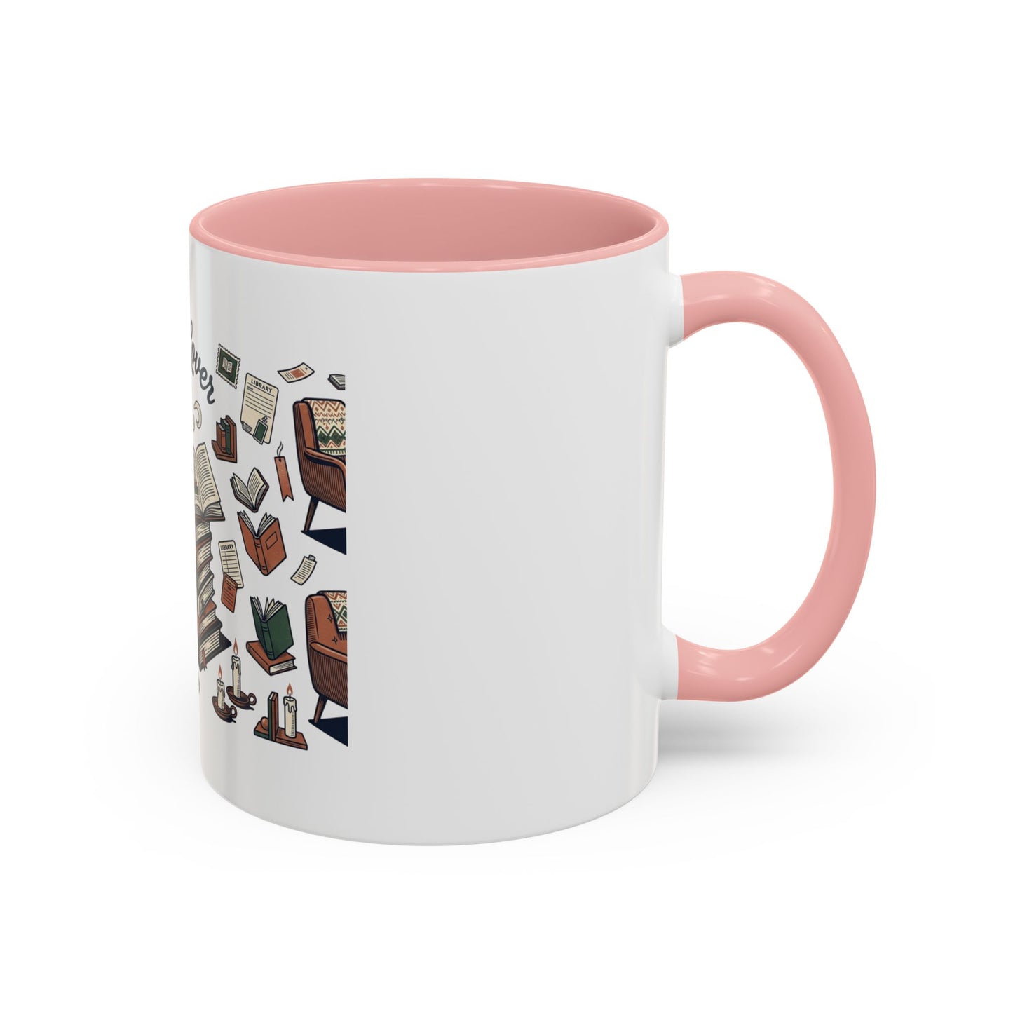 Book Lovers Accent Coffee Mug (11, 15oz)