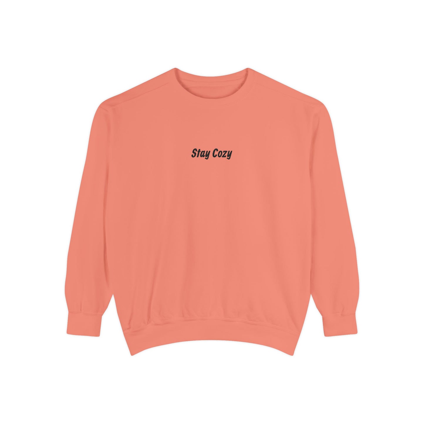 Comfort Colors "Stay Cozy" Embroidered Crew Neck Sweatshirt