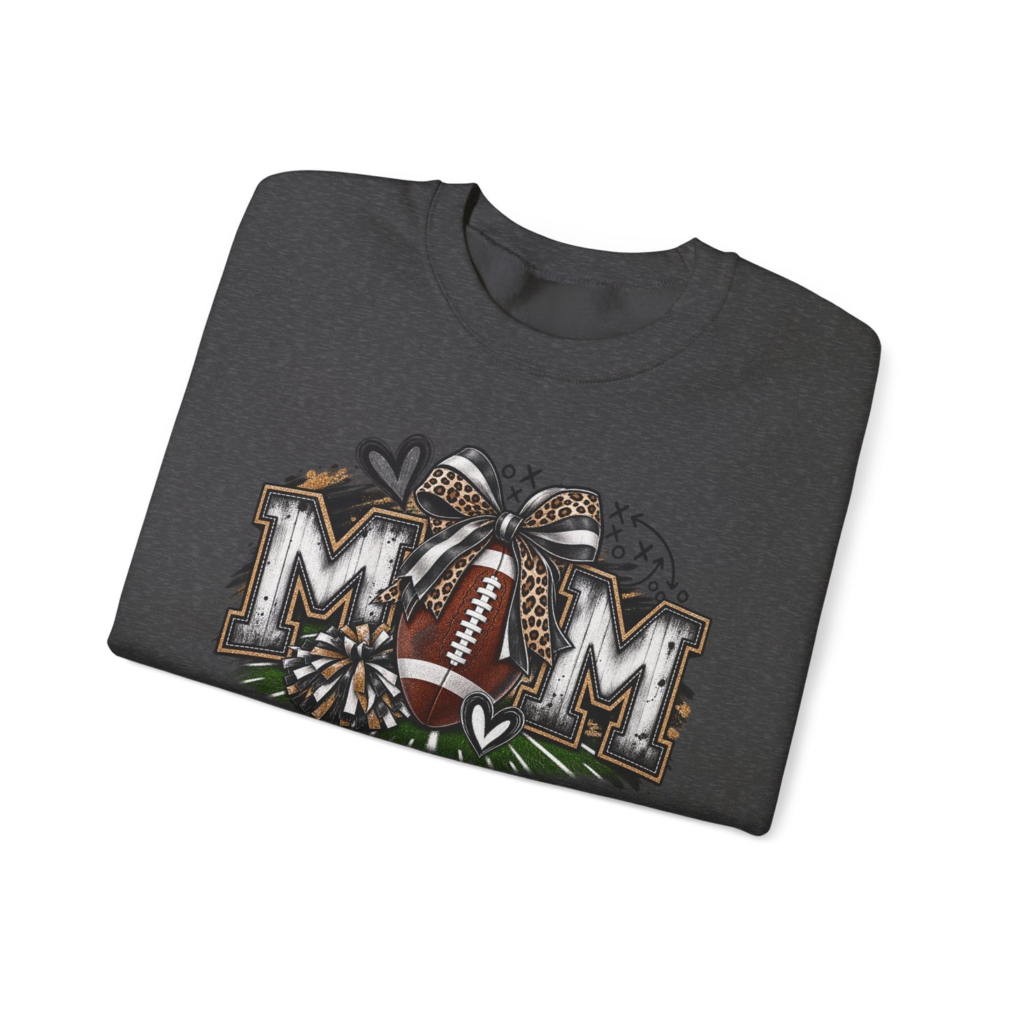 Proud Football Mom  Gildan Heavy Blend™ Crewneck Sweatshirt