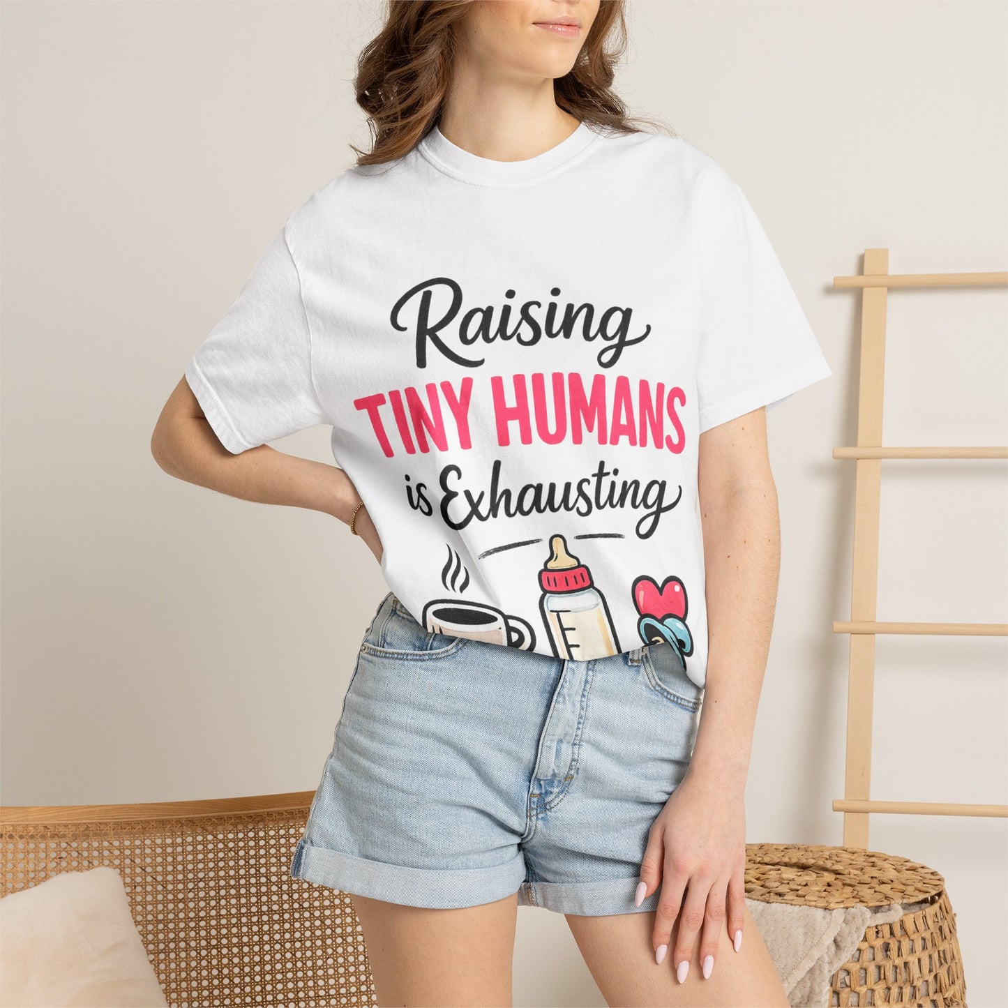 Raising Tiny Humans Comfort Colors Tee