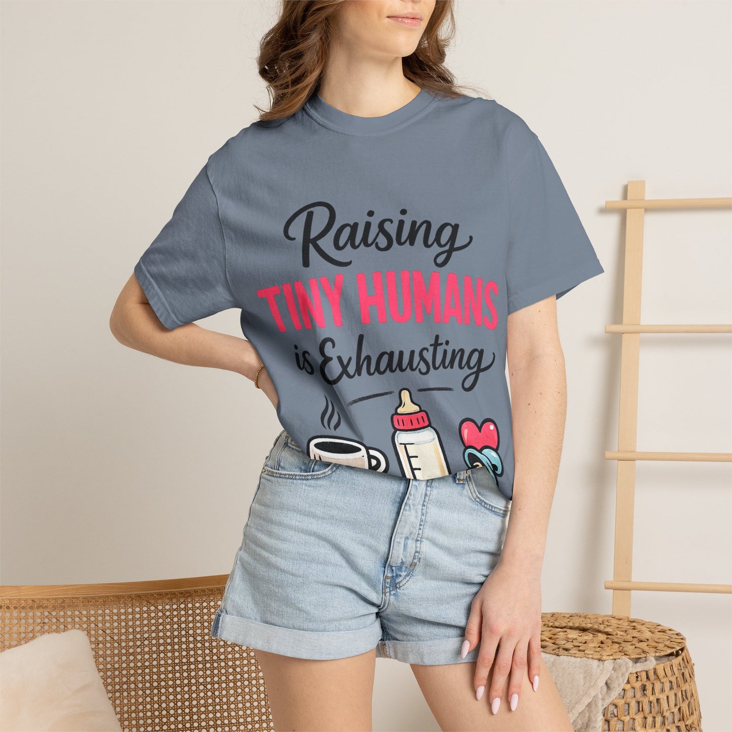 Raising Tiny Humans Comfort Colors Tee