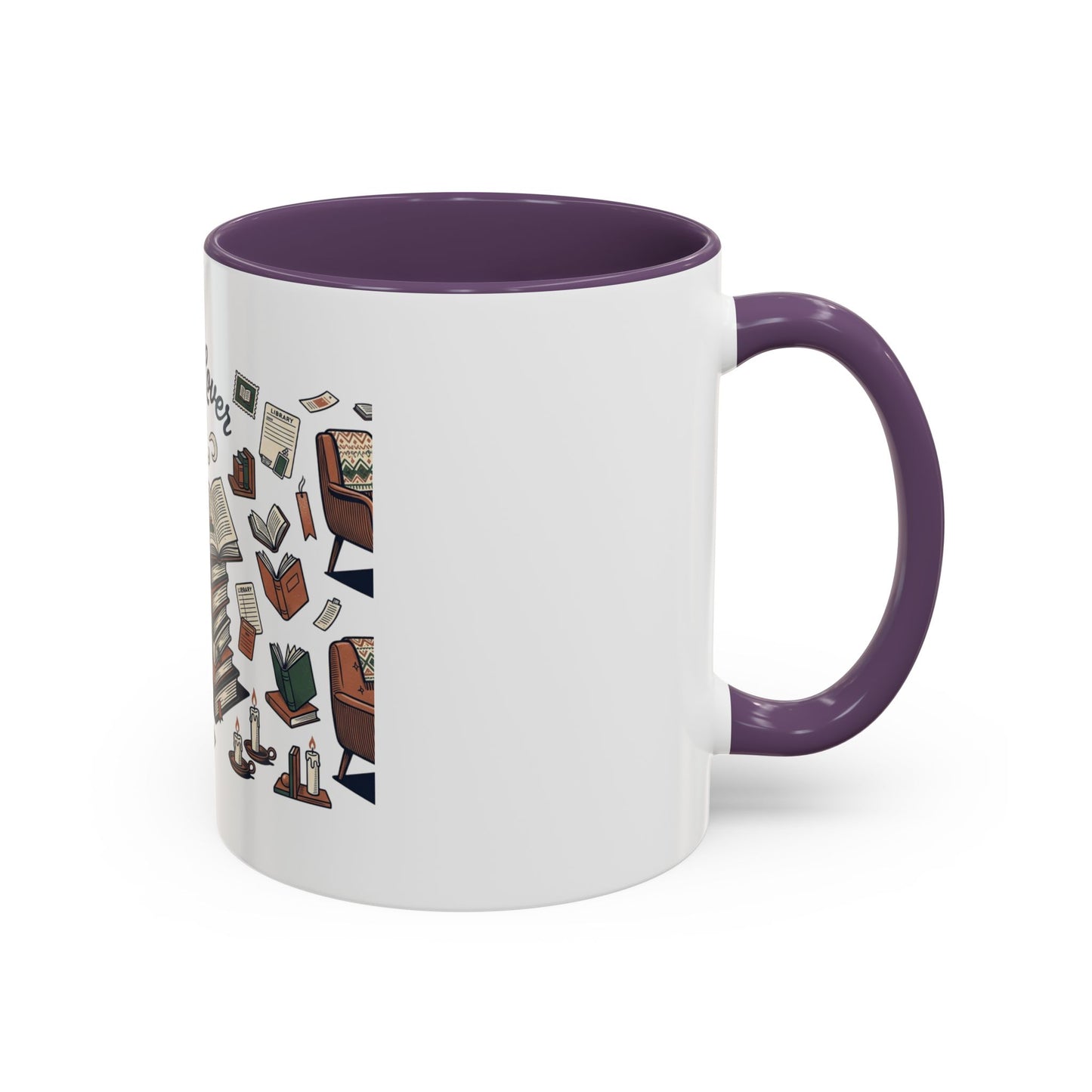 Book Lovers Accent Coffee Mug (11, 15oz)