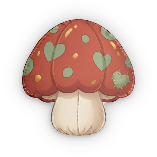 Whimiscal Mushroom Custom Pillow