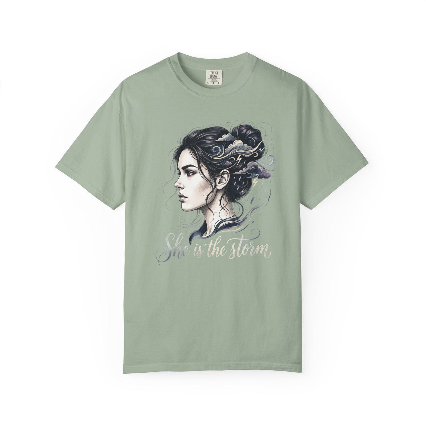 She Is The Storm Comfort Colors Tee