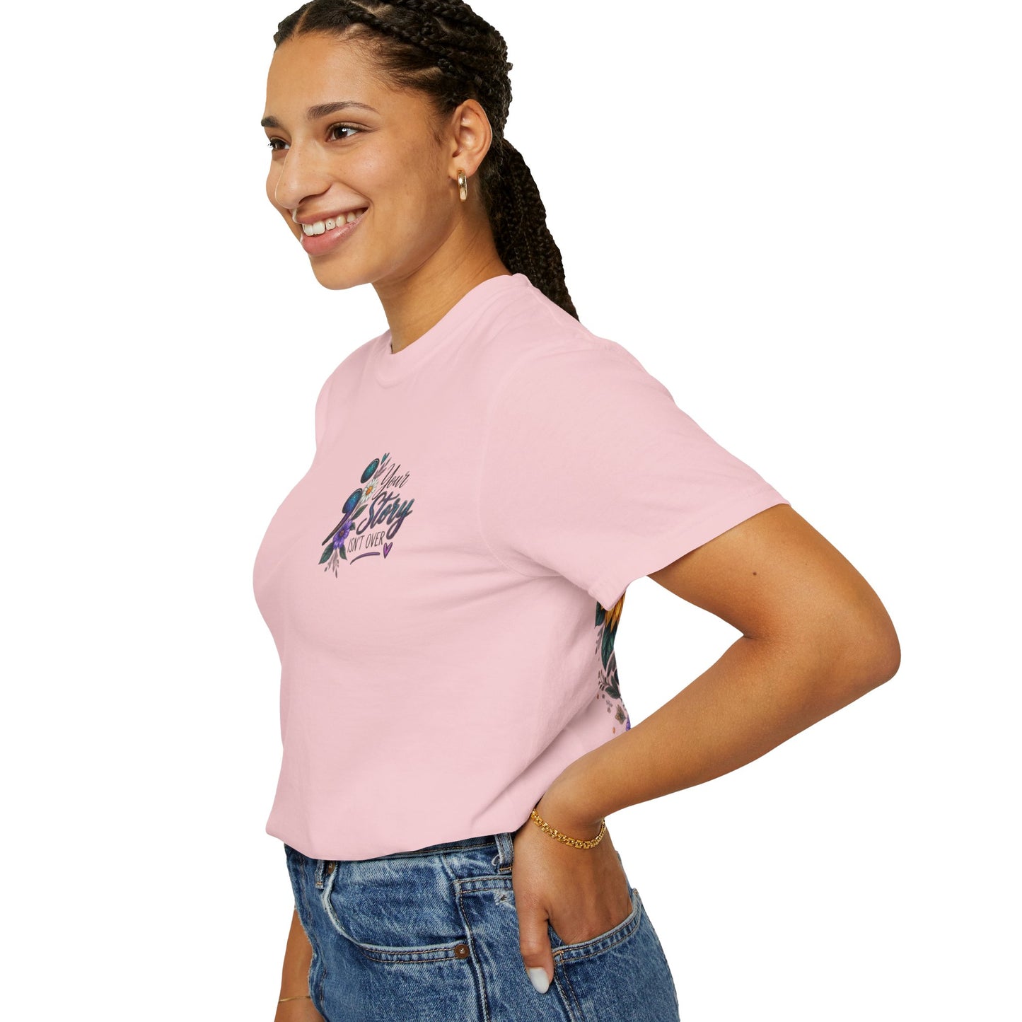 Your Story isn't over yet /Semicolon Mental Health Awareness Comfort Color Tee