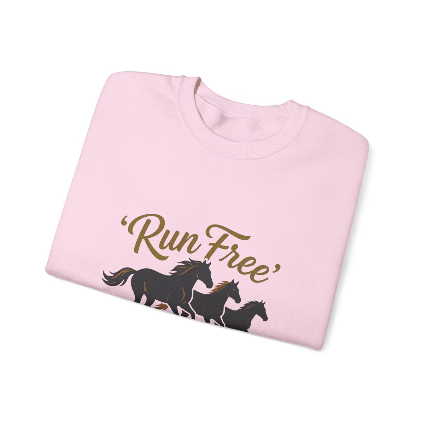 "Wild at heart"   Horse Unisex Heavy Blend™ Crewneck Sweatshirt