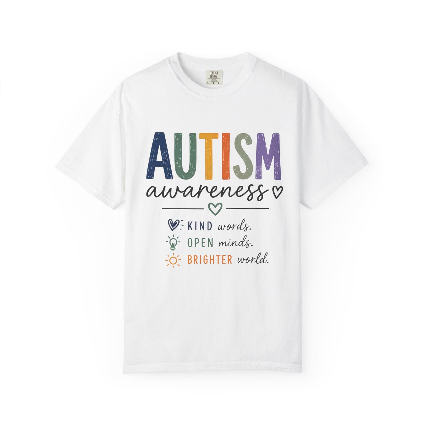 Autism Awareness Unisex Comfort Colors Tee