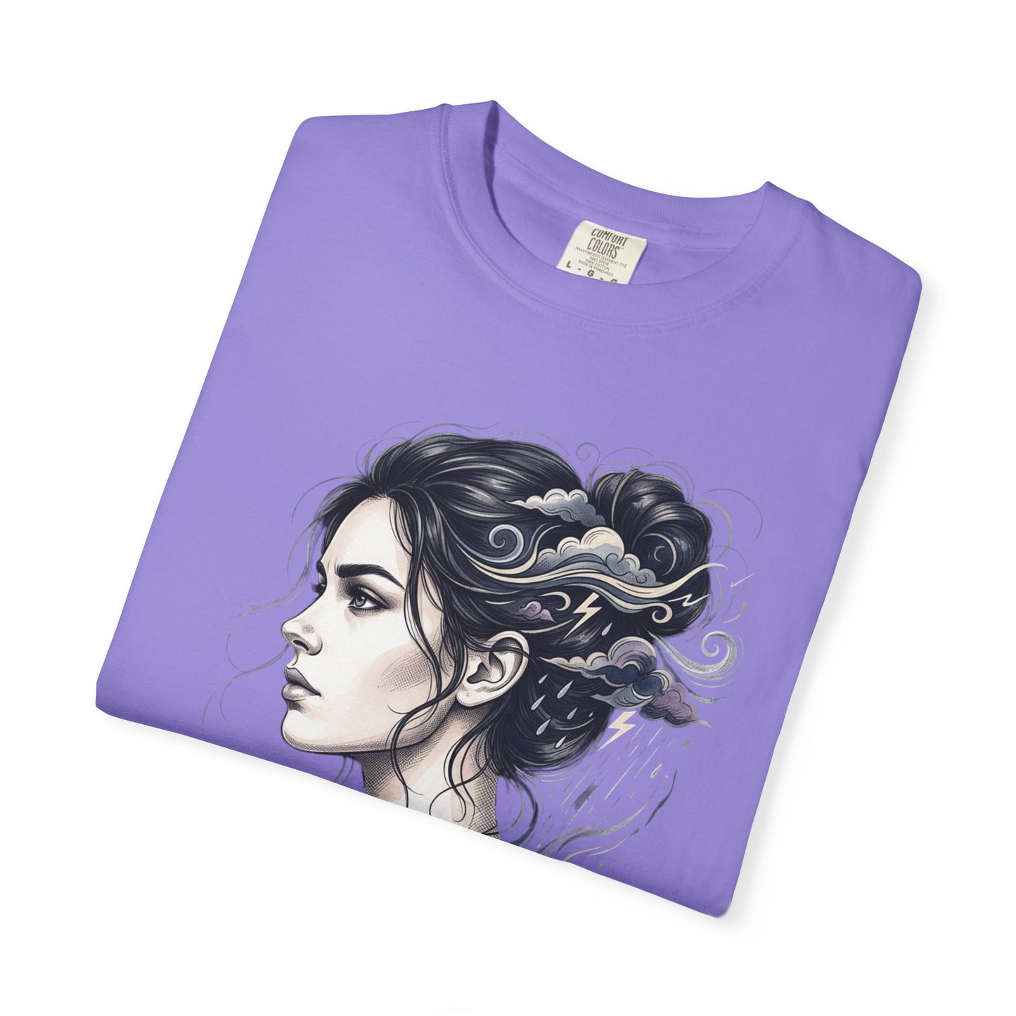 She Is The Storm Comfort Colors Tee
