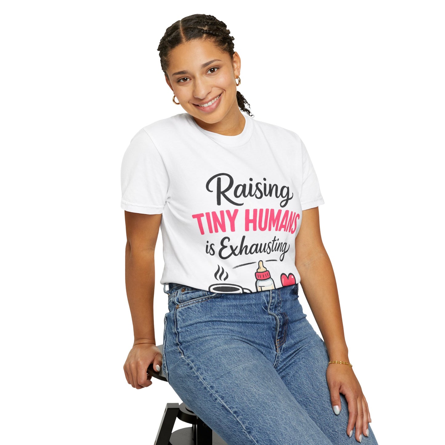 Raising Tiny Humans Comfort Colors Tee