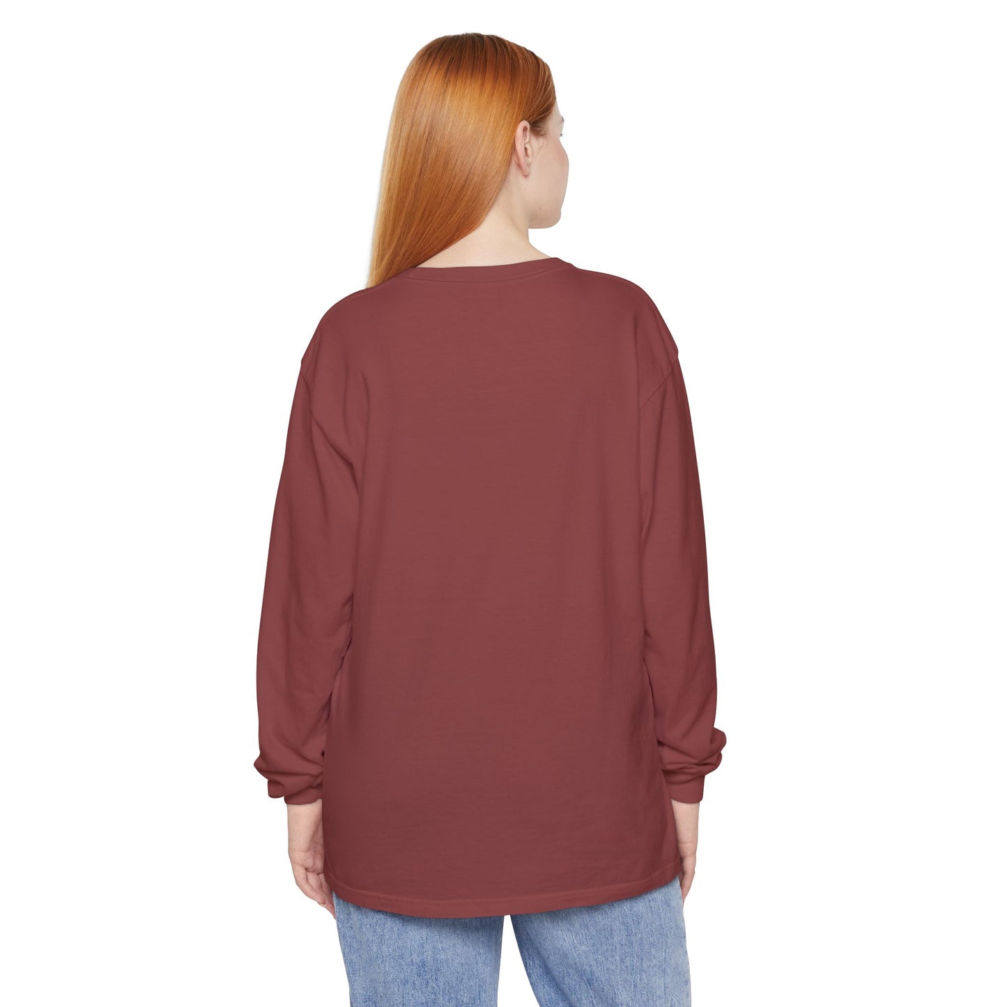 Tiny Humans. Big Attitudes Comfort Colors Unisex Long Sleeve T-Shirt