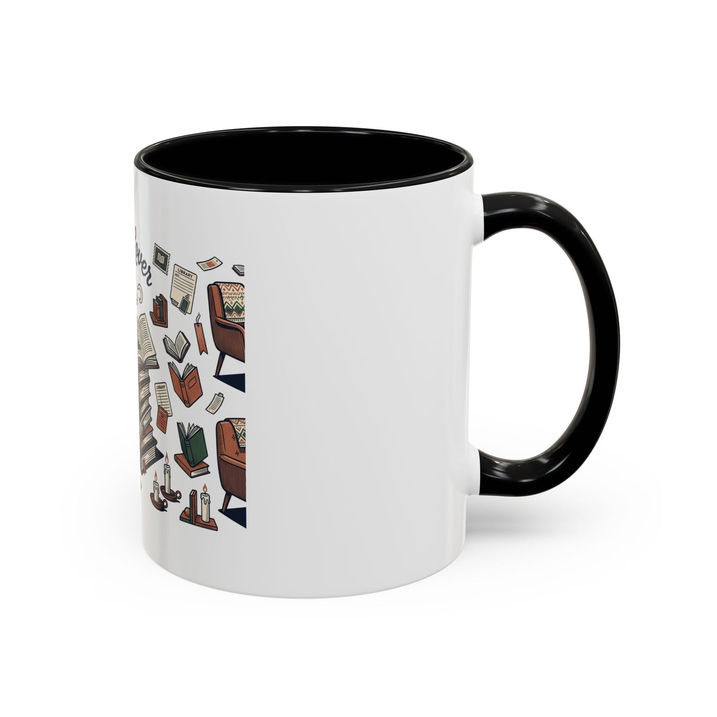 Book Lovers Accent Coffee Mug (11, 15oz)
