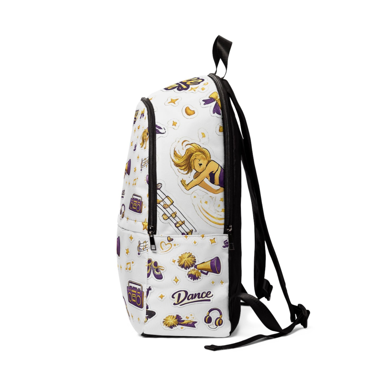 Purple & Gold Dance Team Back Pack