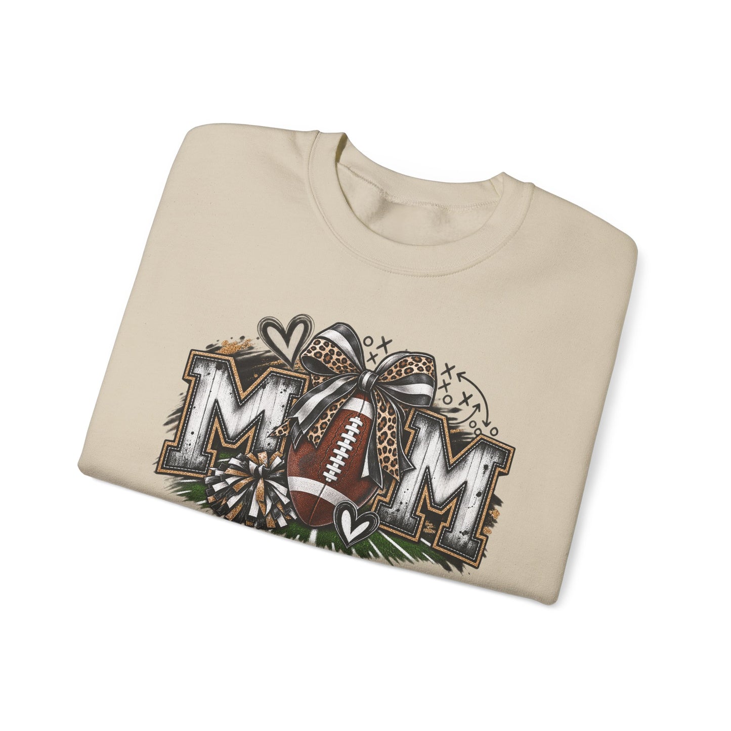 Proud Football Mom  Gildan Heavy Blend™ Crewneck Sweatshirt