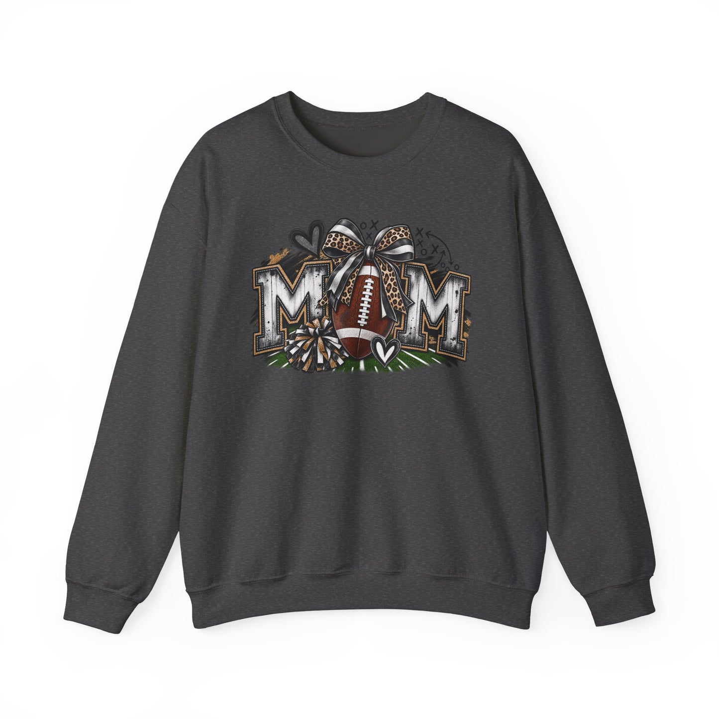 Proud Football Mom  Gildan Heavy Blend™ Crewneck Sweatshirt