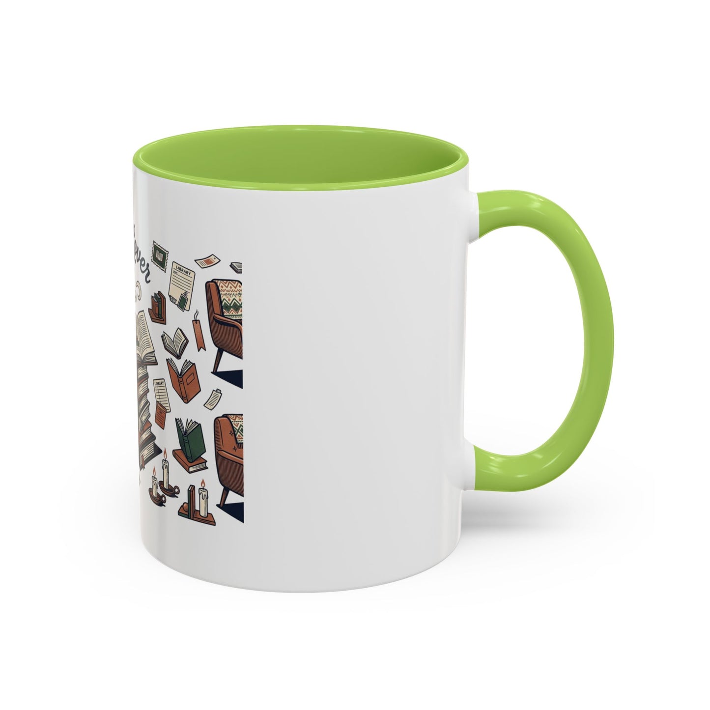 Book Lovers Accent Coffee Mug (11, 15oz)