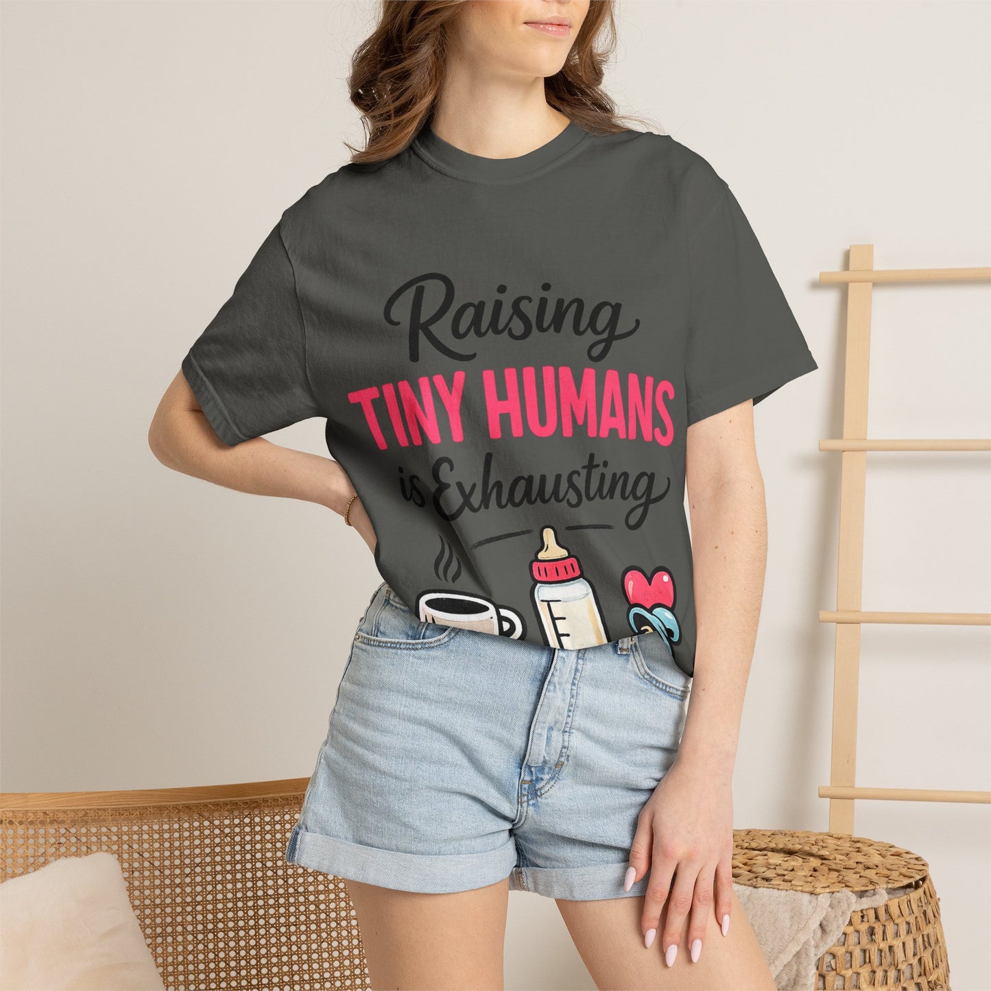 Raising Tiny Humans Comfort Colors Tee