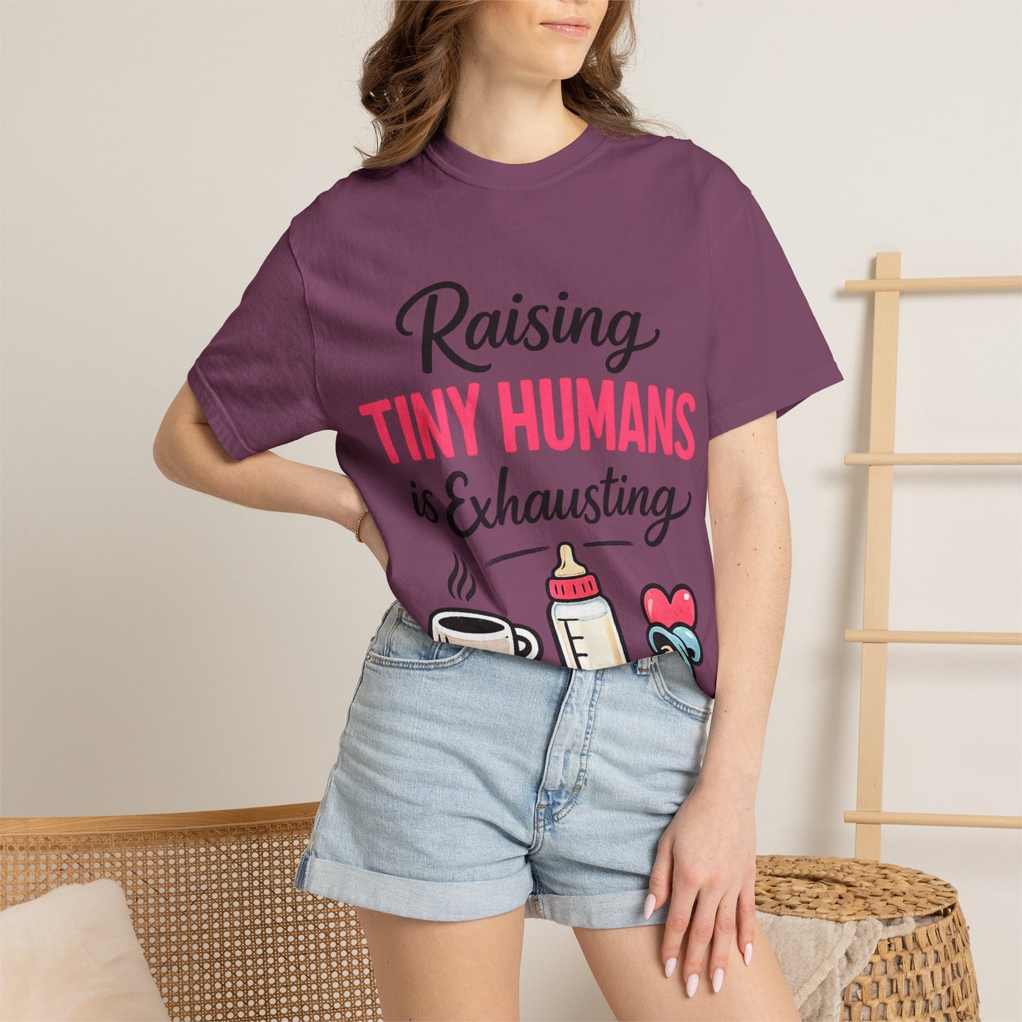 Raising Tiny Humans Comfort Colors Tee