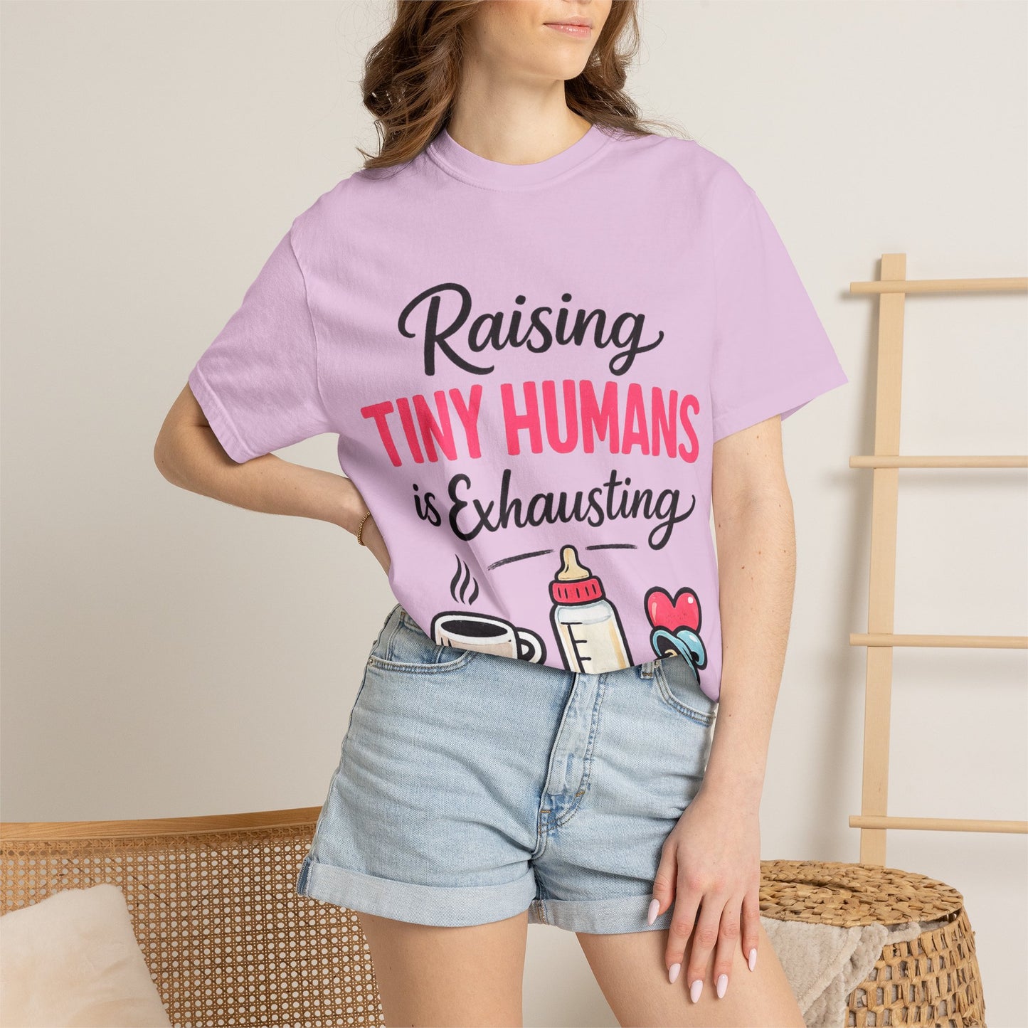 Raising Tiny Humans Comfort Colors Tee