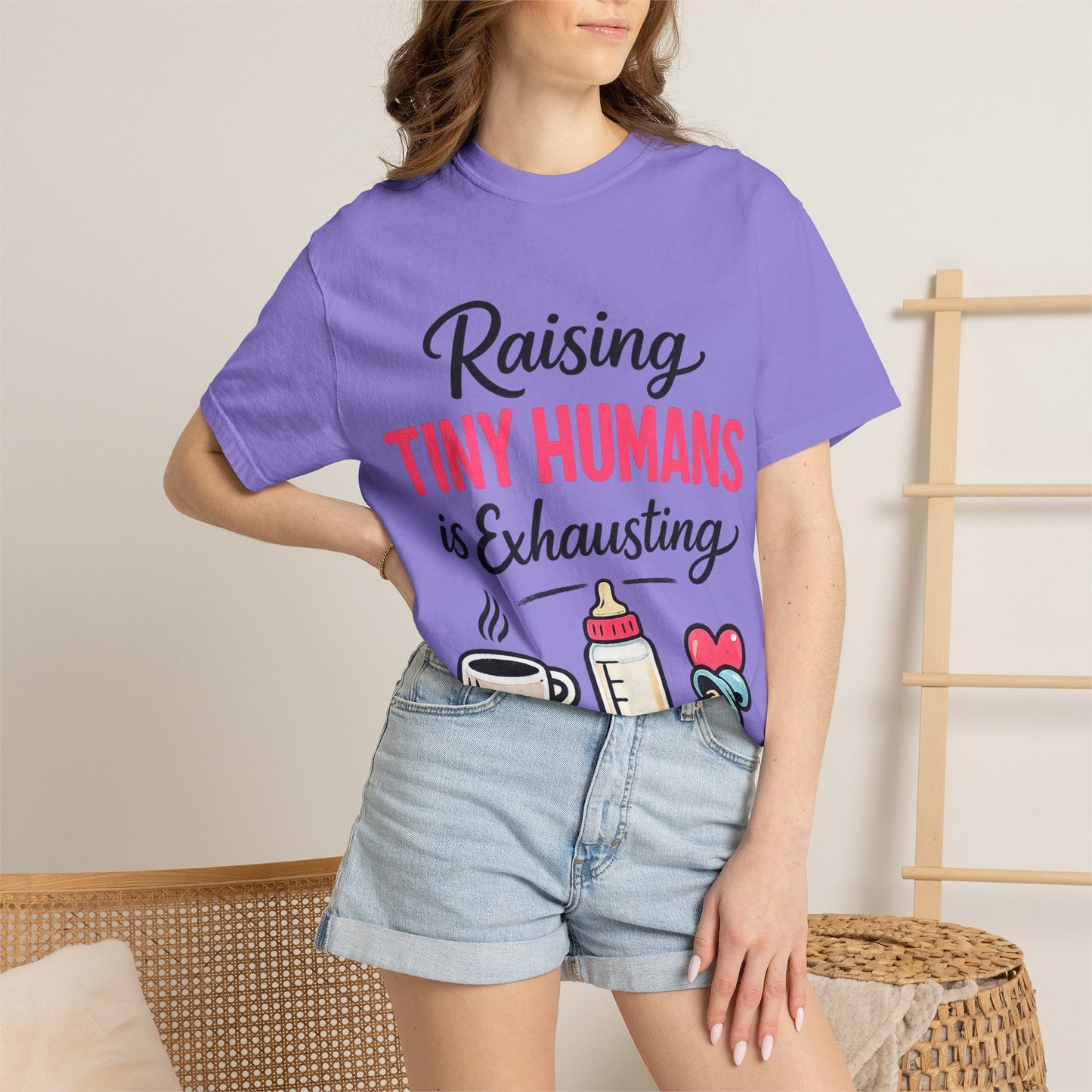 Raising Tiny Humans Comfort Colors Tee