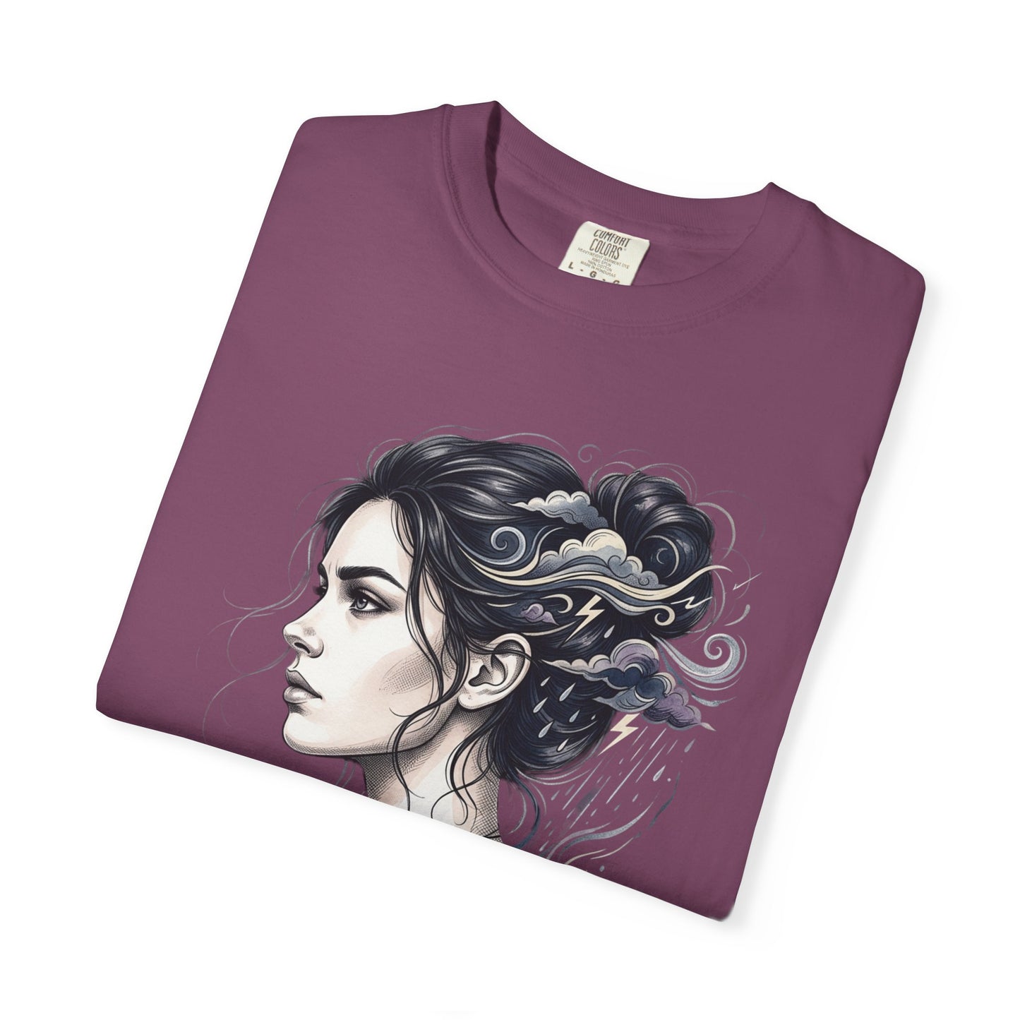 She Is The Storm Comfort Colors Tee