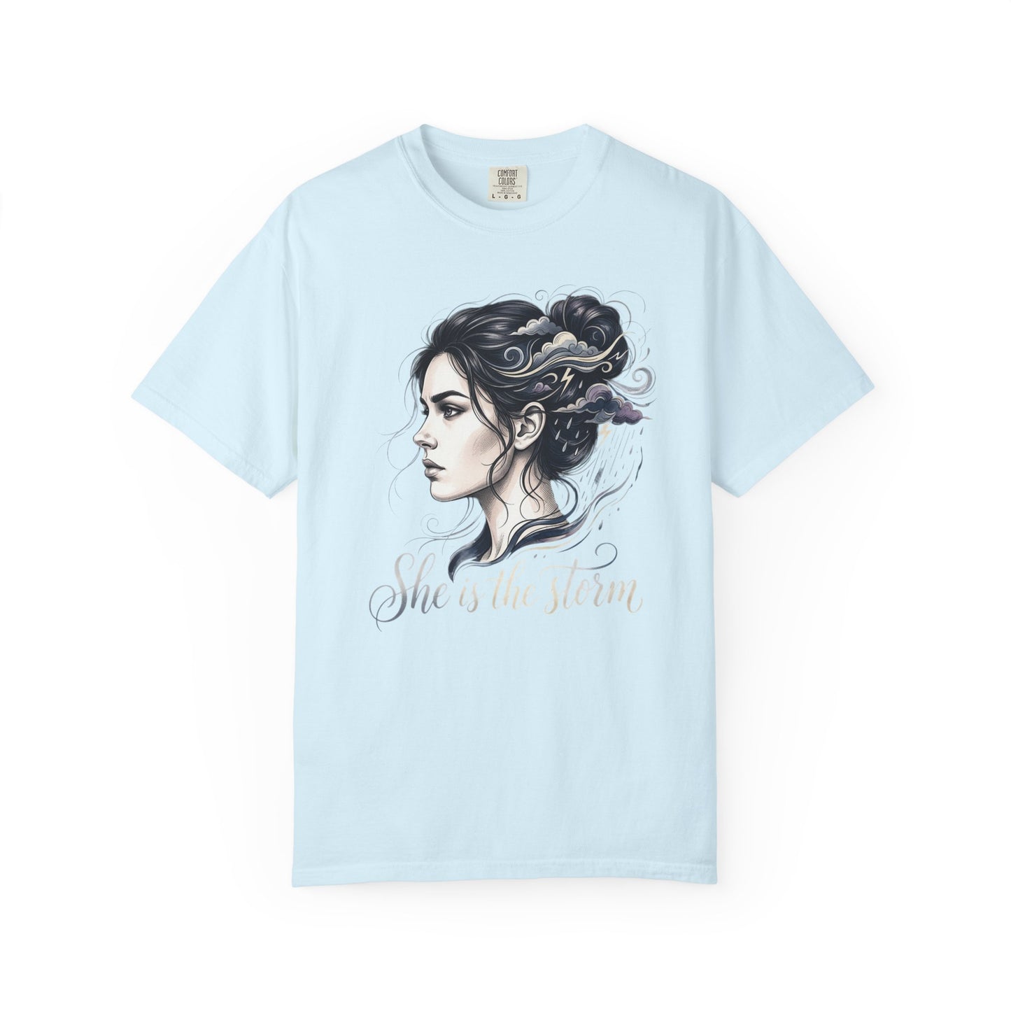 She Is The Storm Comfort Colors Tee