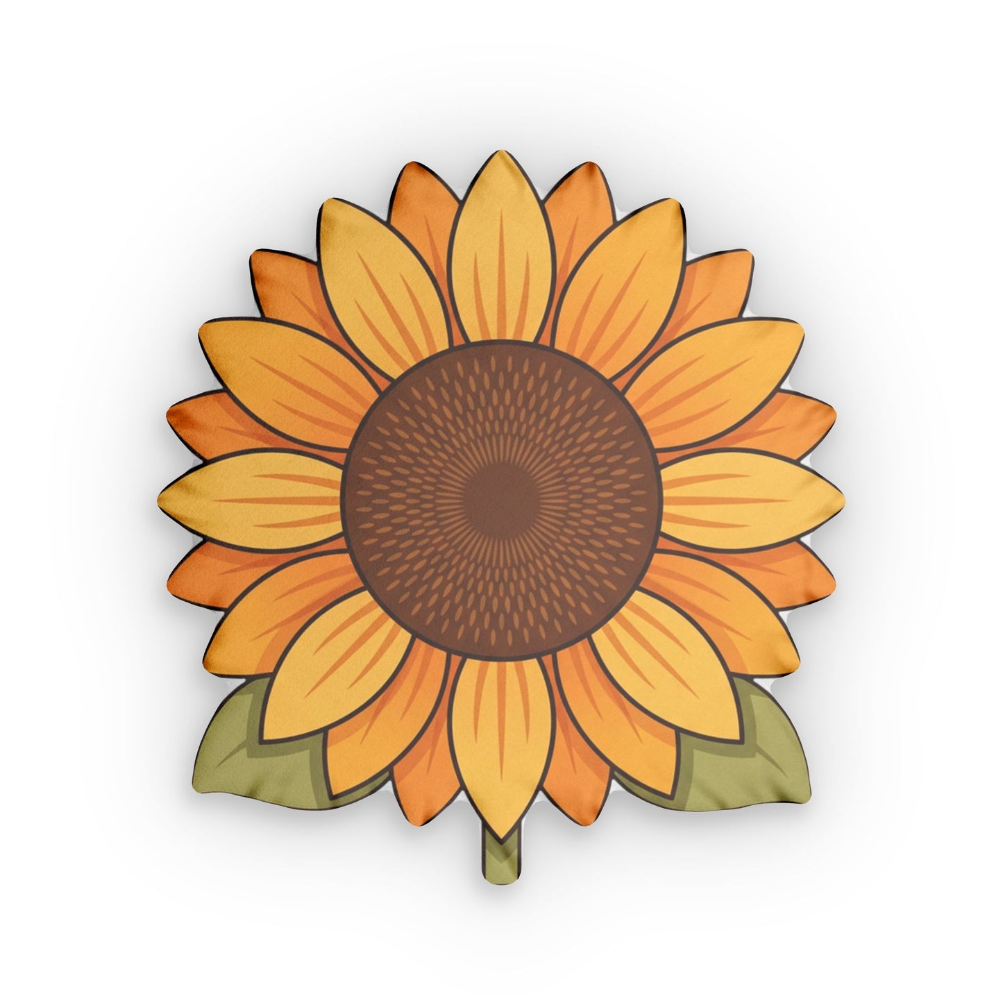 Sunflower Sunshine Custom Shaped Pillow