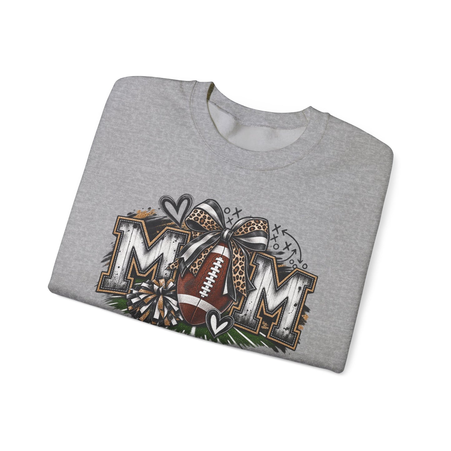 Proud Football Mom  Gildan Heavy Blend™ Crewneck Sweatshirt