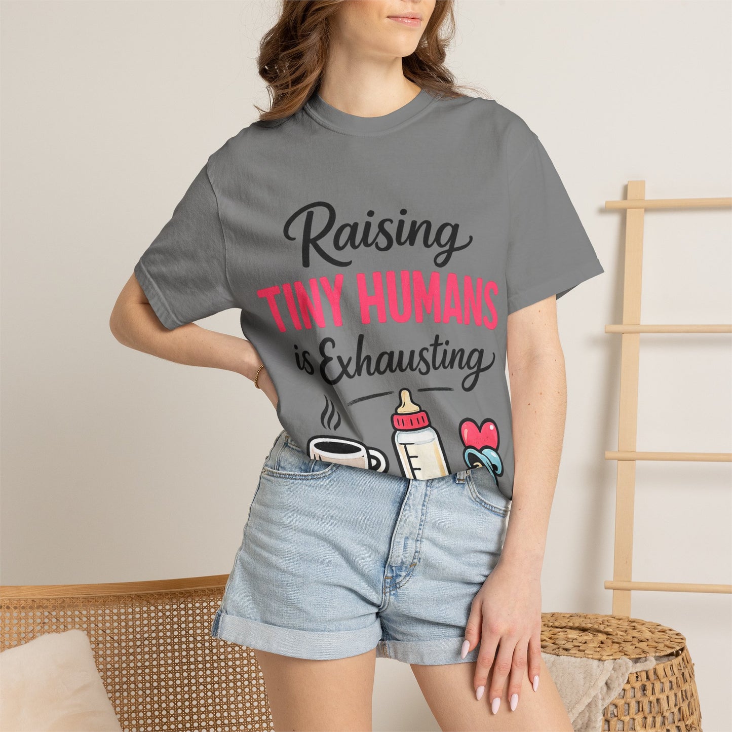 Raising Tiny Humans Comfort Colors Tee