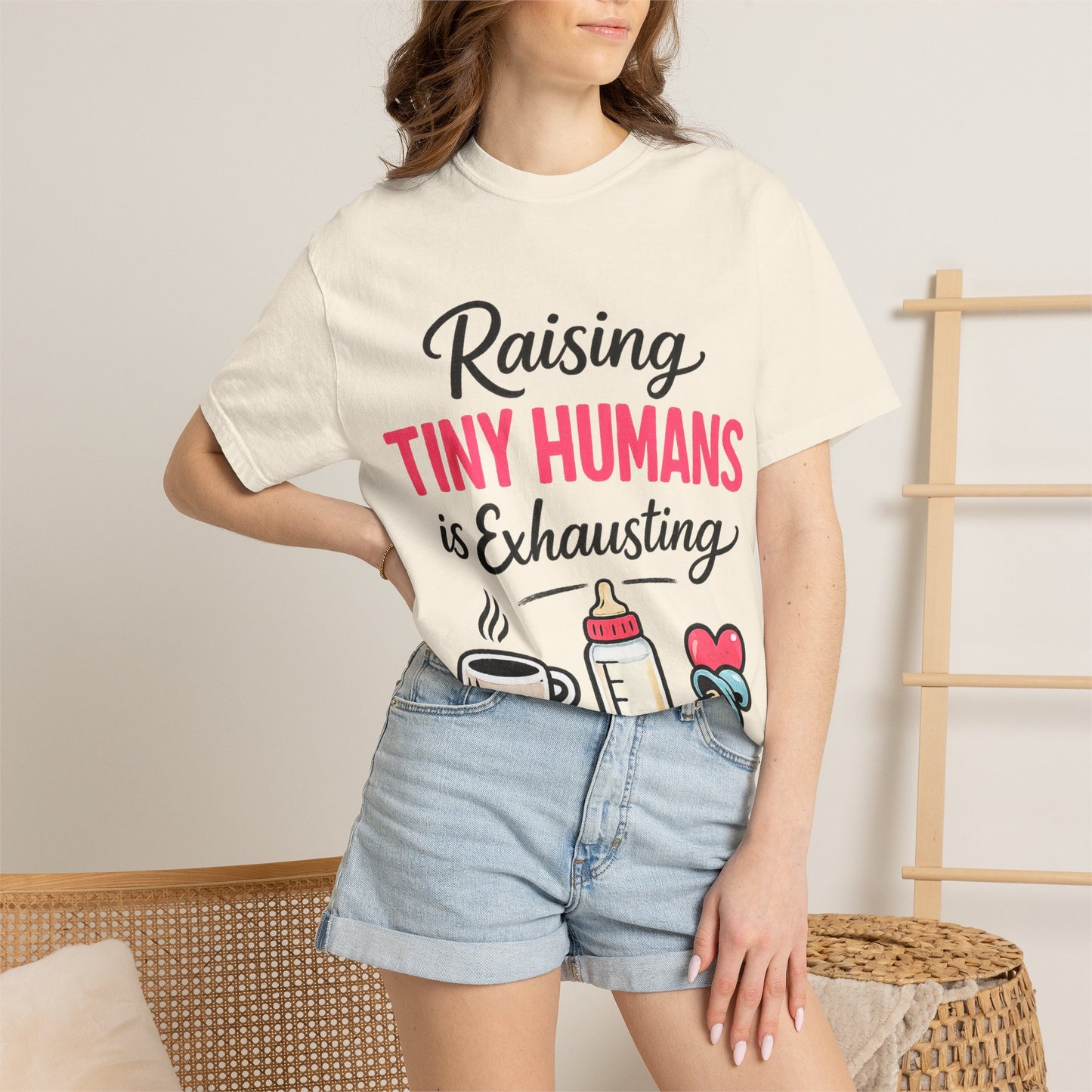 Raising Tiny Humans Comfort Colors Tee