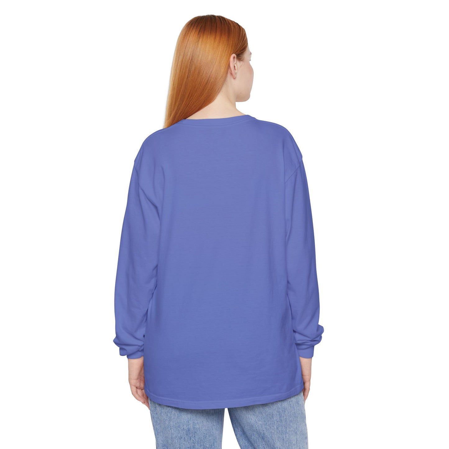 Tiny Humans. Big Attitudes Comfort Colors Unisex Long Sleeve T-Shirt