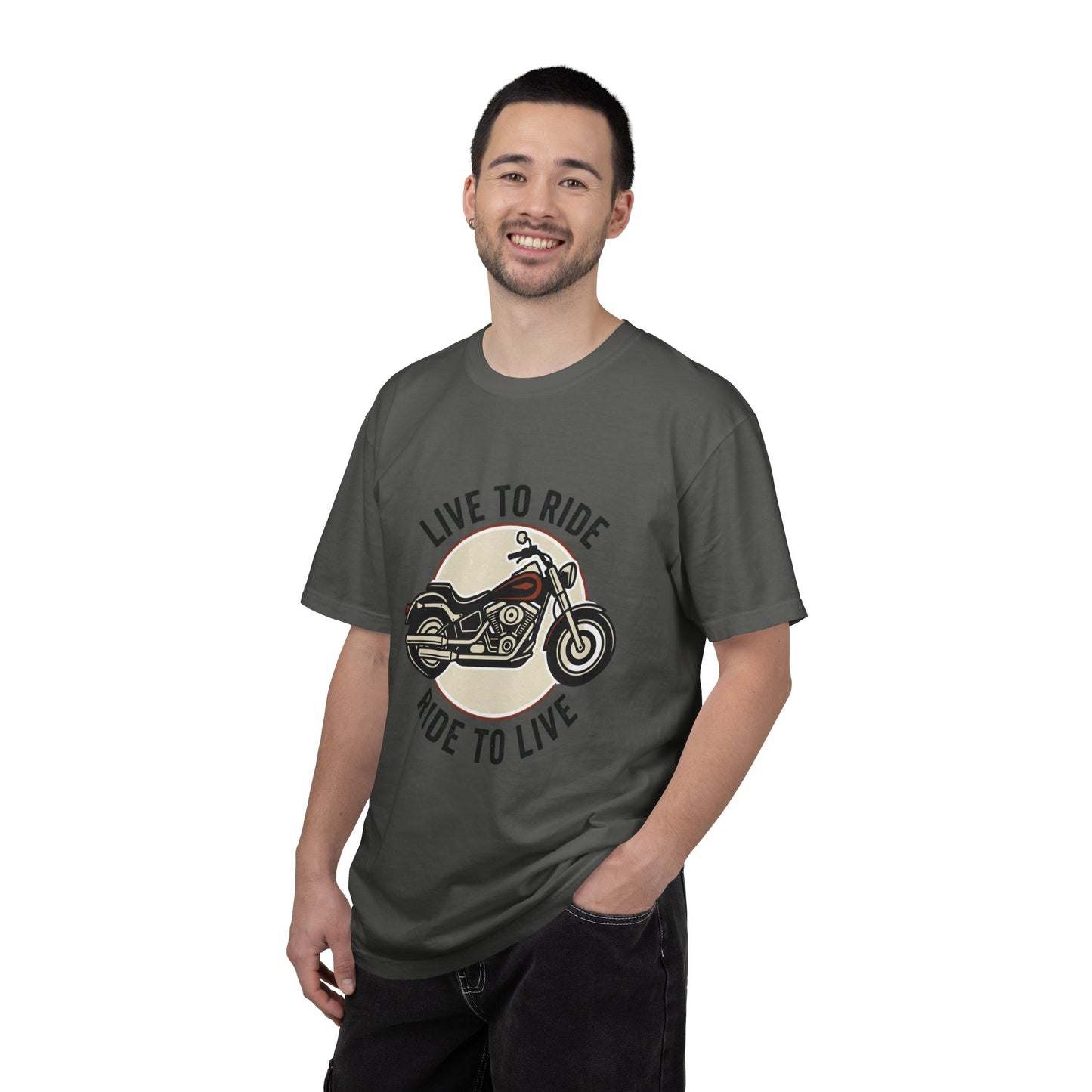 LIve To Ride, Ride to live  Unisex Garment-Dyed T-shirt