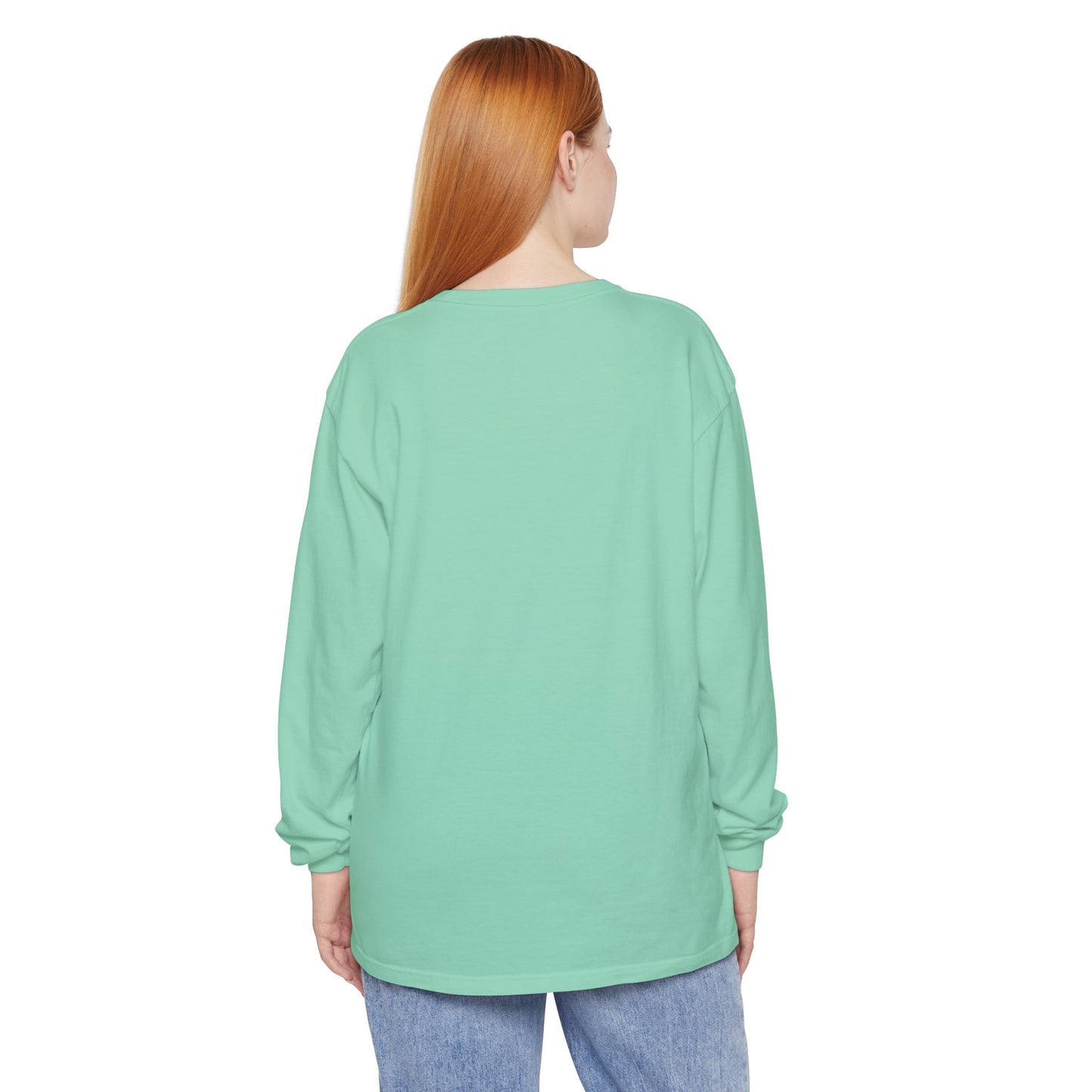 Tiny Humans. Big Attitudes Comfort Colors Unisex Long Sleeve T-Shirt